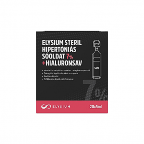 ELYSIUM SÓOLDAT 7% HIPERTÓNIÁS+HIALURONSAV - 20X5ML
